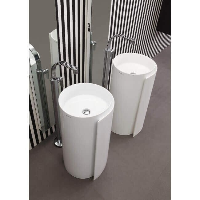 Flaminia Roll 440x440xH850 laisvai pastatomas praustuvas, spalvų pasirinkimas 4