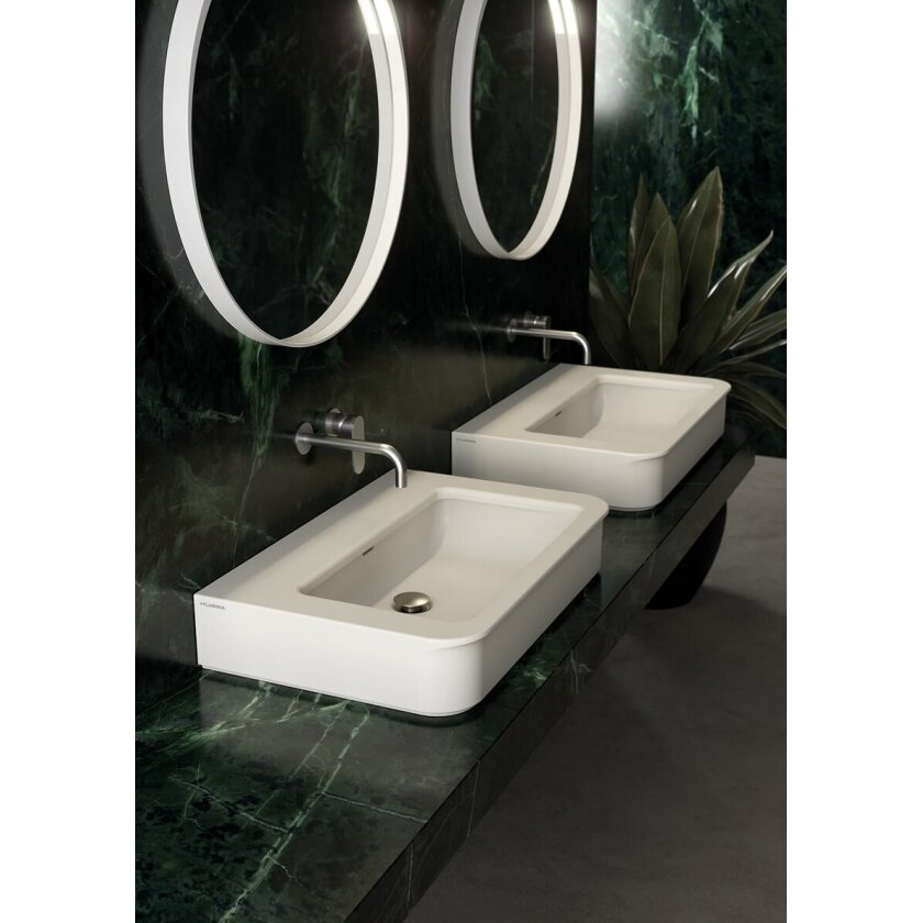 Flaminia MADRE 750x500xH140 pastatomas arba pakabinamas praustuvas, spalvų pasirinkimas