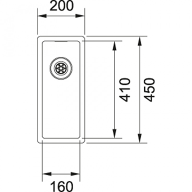 Franke nerūdijančio plieno plautuvė BXX 210/110-16, ekscentrinis ventilis Franke nerūdijančio plieno plautuvė BXX 210/110-16, ekscentrinis ventilis