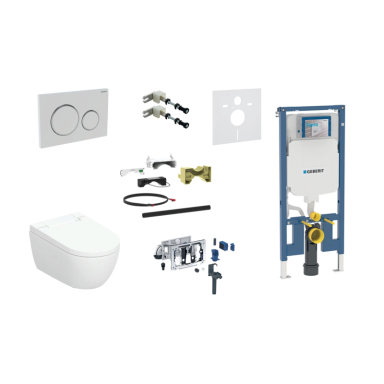 Geberit AquaClean Alba Premium Plus komplektas su Duofix Sigma 8 cm WC potinkine montavimo sistema Geberit AquaClean Alba Premium Plus komplektas su Duofix Sigma 8 cm WC potinkine montavimo sistema