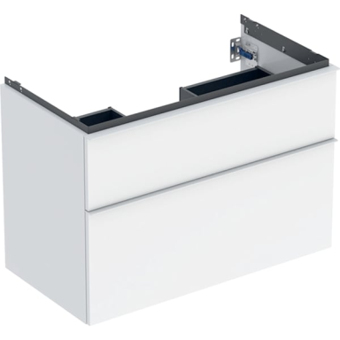 Geberit iCon spintelė praustuvui, su dviem stalčiais, 90cm, pasirenkama spalva Geberit iCon spintelė praustuvui, su dviem stalčiais, 90cm, pasirenkama spalva