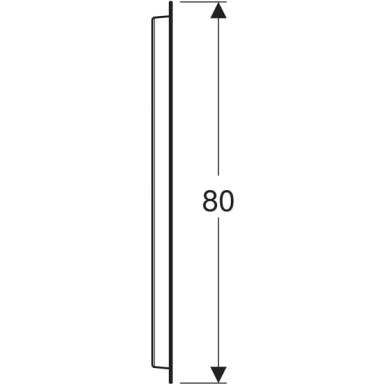 Geberit Option ovalus veidrodis su netiesioginiu apšvietimu, 60x80cm Geberit Option ovalus veidrodis su netiesioginiu apšvietimu, 60x80cm