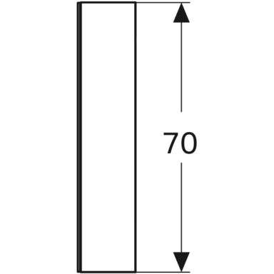 Geberit Option veidrodinė spintelė su apšvietimu ir trejomis durelėmis 120x70cm