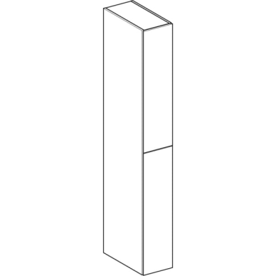 Geberit aukšta spintelė dviem ištraukiamais skyriais, 24x180cm, pasirenkama spalva 4 Geberit aukšta spintelė dviem ištraukiamais skyriais, 24x180cm, pasirenkama spalva 4