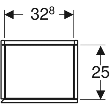 Geberit aukšta spintelė su vienomis durelėmis 36x180cm, pasirenkama spalva 3