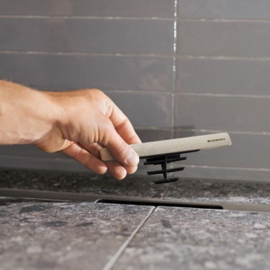 GEBERIT CleanLine30 dušo latako grotelės nerūdijančio plieno spalvos, 300-900 mm 1