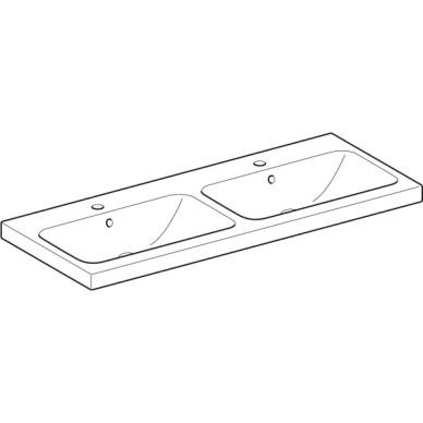 Geberit iCon Light dvigubas praustuvas 120x48cm 4 Geberit iCon Light dvigubas praustuvas 120x48cm 4