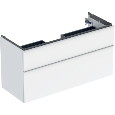Geberit iCon spintelė praustuvui, su dviem stalčiais, 120cm, pasirenkama spalva