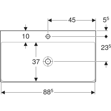 Geberit ONE praustuvas 90x48cm 3 Geberit ONE praustuvas 90x48cm 3