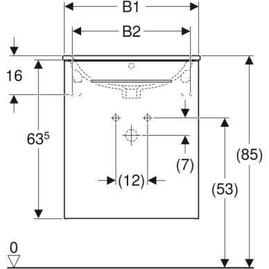 Geberit Selnova Square plonos konstrukcijos baldinis praustuvas, su apatine spintele, vienos durys, 55cm, pasirenkama spalva 2 Geberit Selnova Square plonos konstrukcijos baldinis praustuvas, su apatine spintele, vienos durys, 55cm, pasirenkama spalva 2
