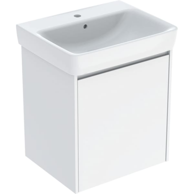 Geberit Selnova Square praustuvo rinkinys su spintele, vienerių durų, 60cm, pasirenkama spalva
