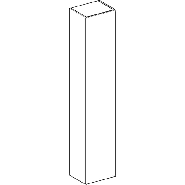 Geberit aukšta spintelė su vienomis durelėmis 36x180cm, pasirenkama spalva 4 Geberit aukšta spintelė su vienomis durelėmis 36x180cm, pasirenkama spalva 4