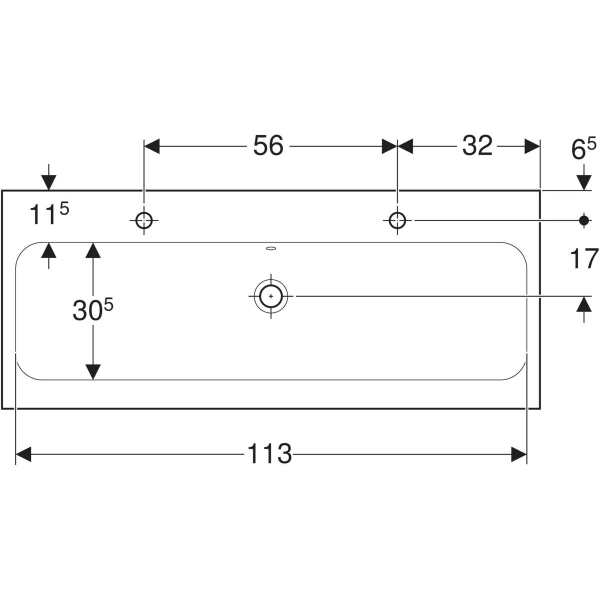 Geberit iCon Light praustuvas 120x48cm 3
