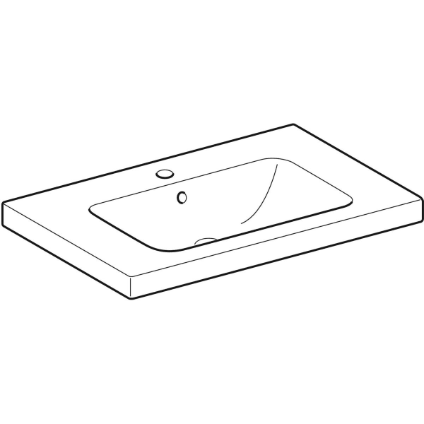Geberit iCon Light praustuvas su daiktų laikymo paviršiumi 75x48cm 4 Geberit iCon Light praustuvas su daiktų laikymo paviršiumi 75x48cm 4