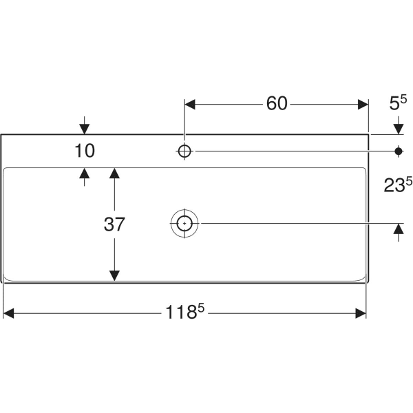 Geberit ONE praustuvas 120x48cm 3 Geberit ONE praustuvas 120x48cm 3