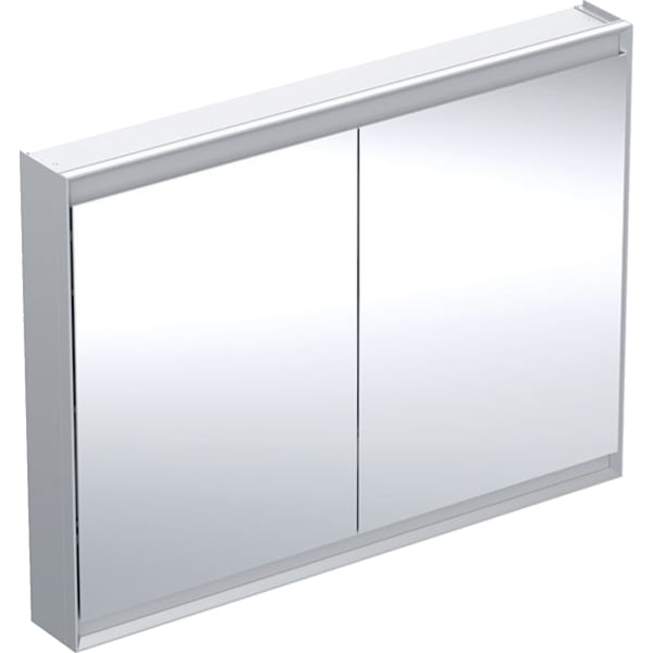 Geberit ONE veidrodinė spintelė su ComfortLight ir dvejomis durelėmis, virštinkinio montavimo, 120x95cm