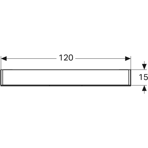 Geberit Option veidrodinė spintelė su apšvietimu ir trejomis durelėmis 120x70cm 3