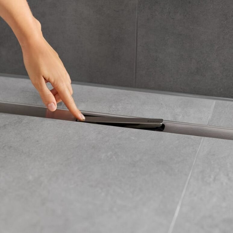 GEBERIT CleanLine30 dušo latako grotelės nerūdijančio plieno spalvos, 300-900 mm 2 GEBERIT CleanLine30 dušo latako grotelės nerūdijančio plieno spalvos, 300-900 mm 2