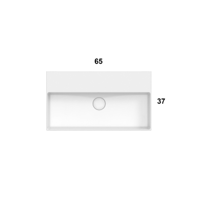 Globo Le Lastre praustuvas 65x37 h14 cm