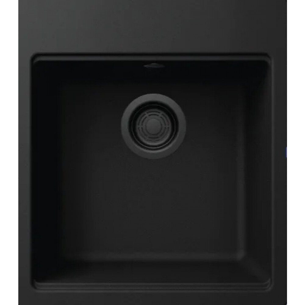 Granitinė plautuvė Elleci Time Black 102, juodas ventilis Granitinė plautuvė Elleci Time Black 102, juodas ventilis
