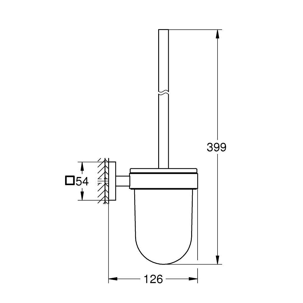 Grohe START CUBE tualeto valymo komplektas 3 Grohe START CUBE tualeto valymo komplektas 3