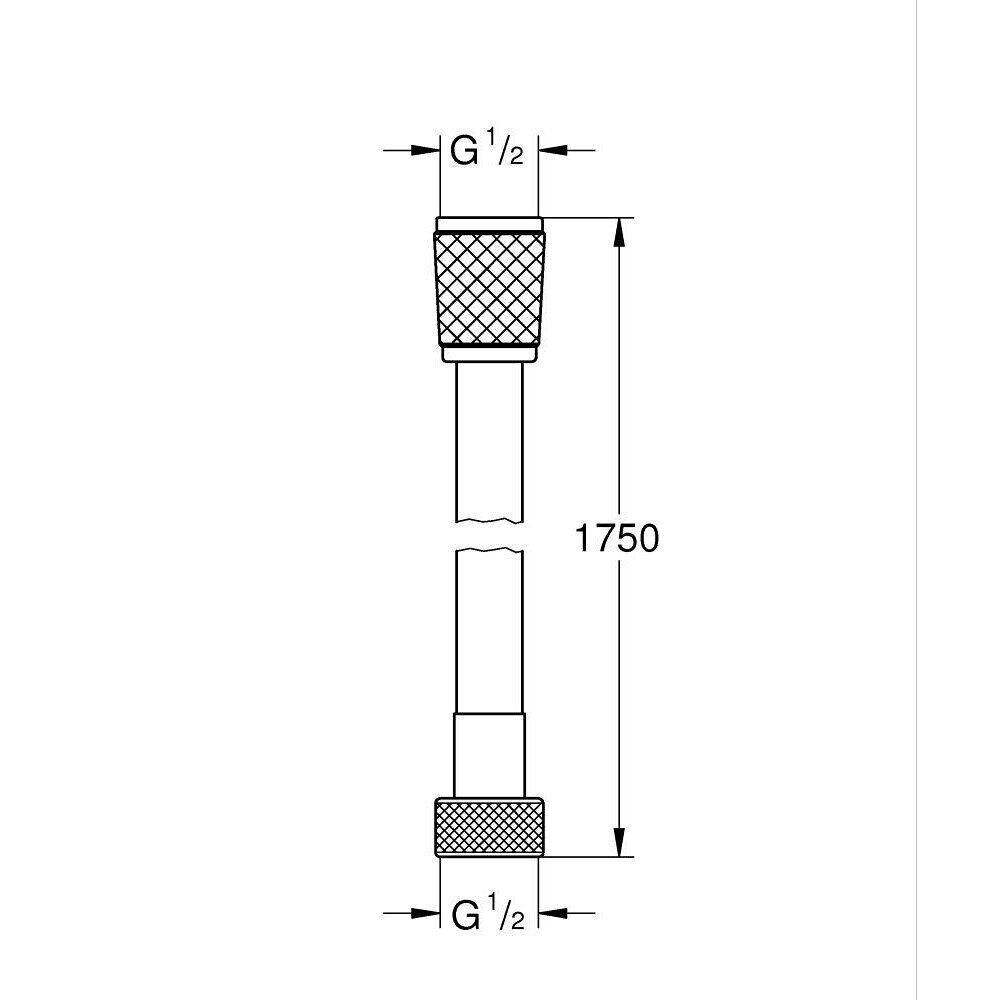 GROHE VitalioFlex Trend QuickFix dušo žarna 1