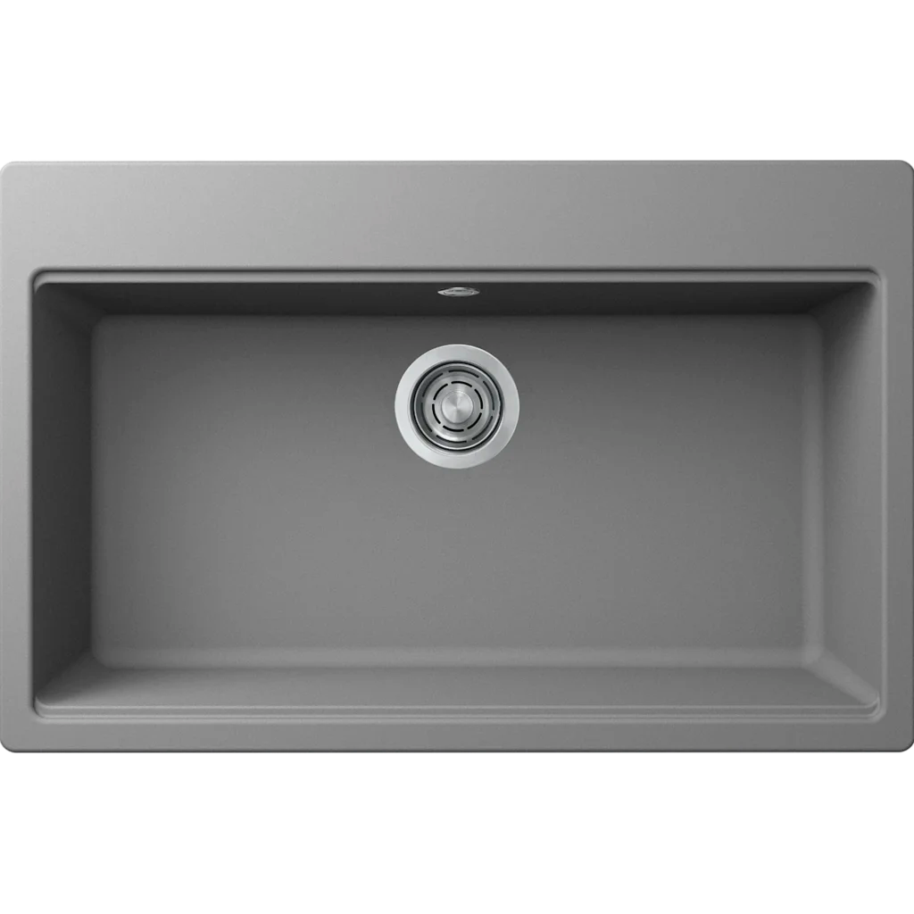 Granitinė plautuvė Elleci Time 130, cemento G48 Granitinė plautuvė Elleci Time 130, cemento G48
