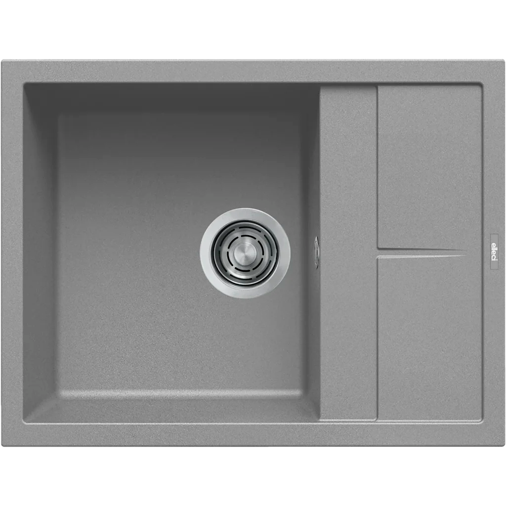 Granitinė plautuvė Elleci UNICO 125 65X50, cemento G48 Granitinė plautuvė Elleci UNICO 125 65X50, cemento G48