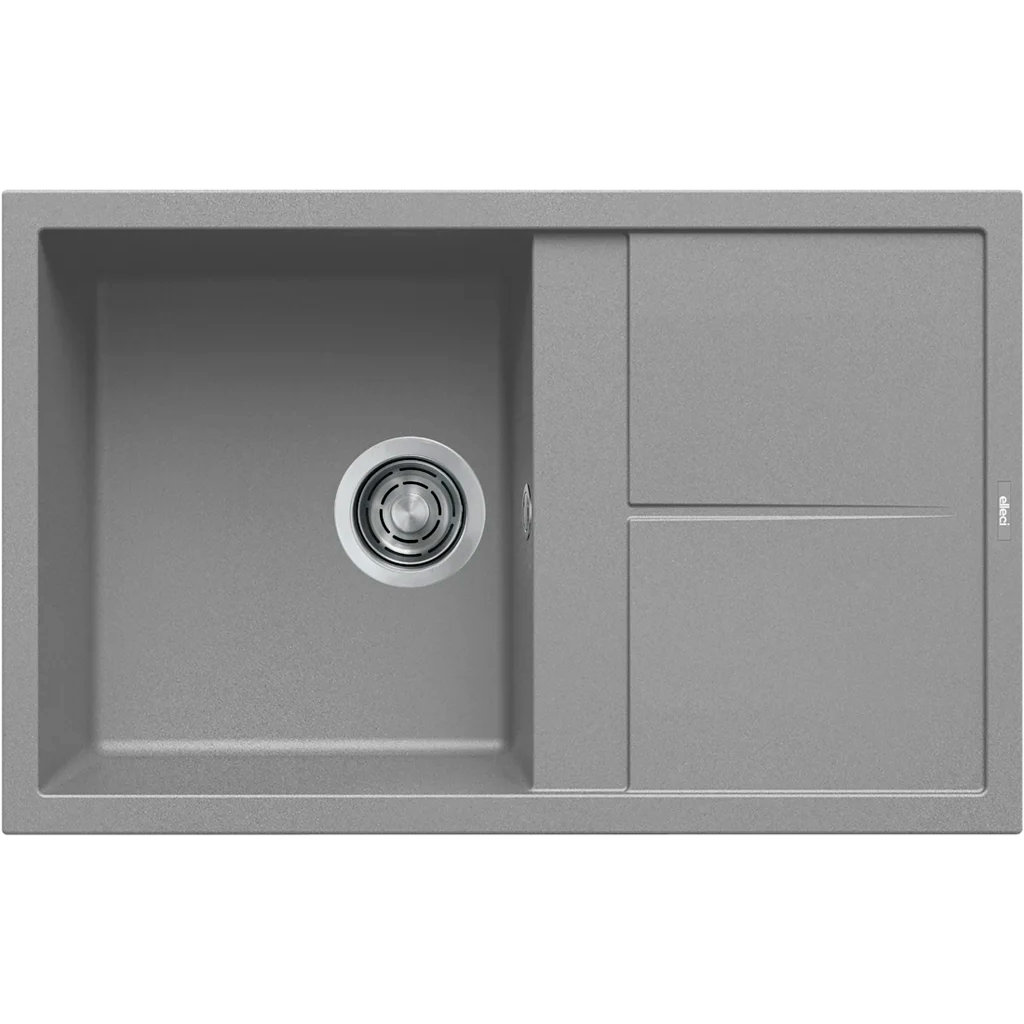 Granitinė plautuvė Elleci UNICO 300 79X50, cemento G48 Granitinė plautuvė Elleci UNICO 300 79X50, cemento G48