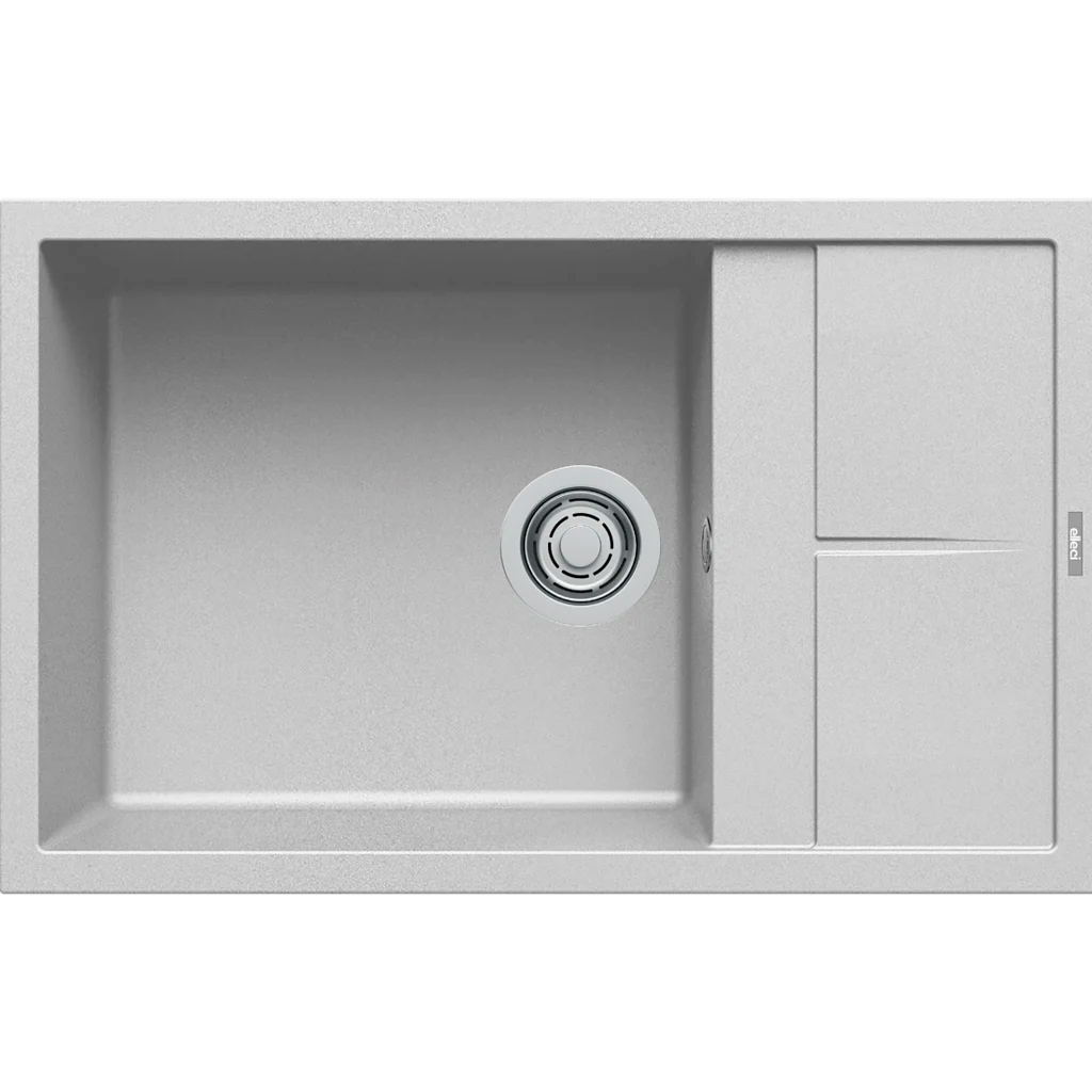 Granitinė plautuvė Elleci UNICO 310 78X50, šviesiai pilka M79 Granitinė plautuvė Elleci UNICO 310 78X50, šviesiai pilka M79