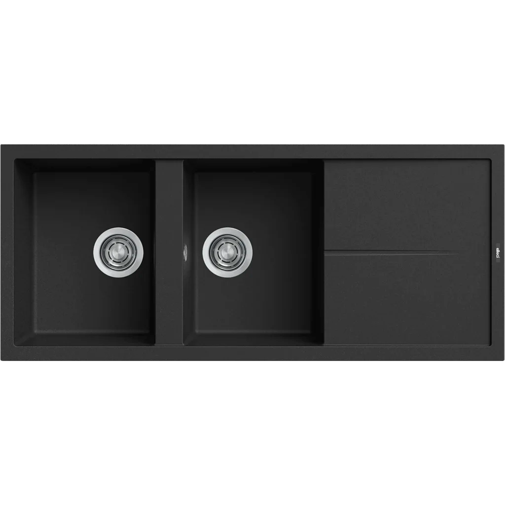 Granitinė plautuvė Elleci UNICO 500, juoda G40 Granitinė plautuvė Elleci UNICO 500, juoda G40