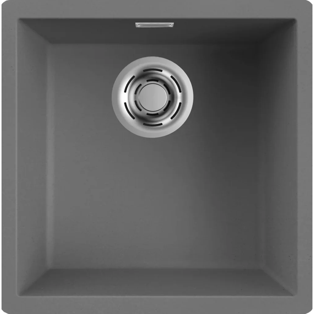 Granitinė plautuvė Elleci Zen 102, pilka K99 Granitinė plautuvė Elleci Zen 102, pilka K99