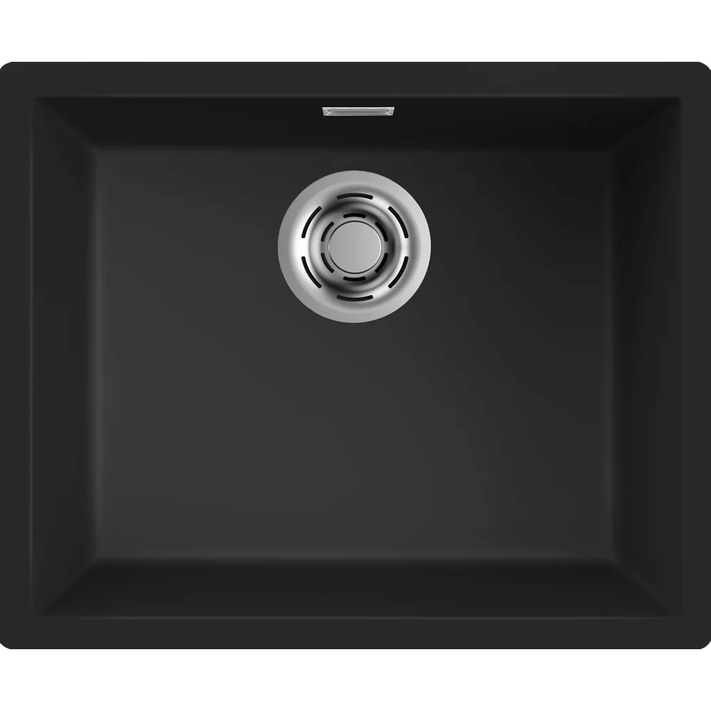 Granitinė plautuvė Elleci Zen 105, juoda K86 Granitinė plautuvė Elleci Zen 105, juoda K86
