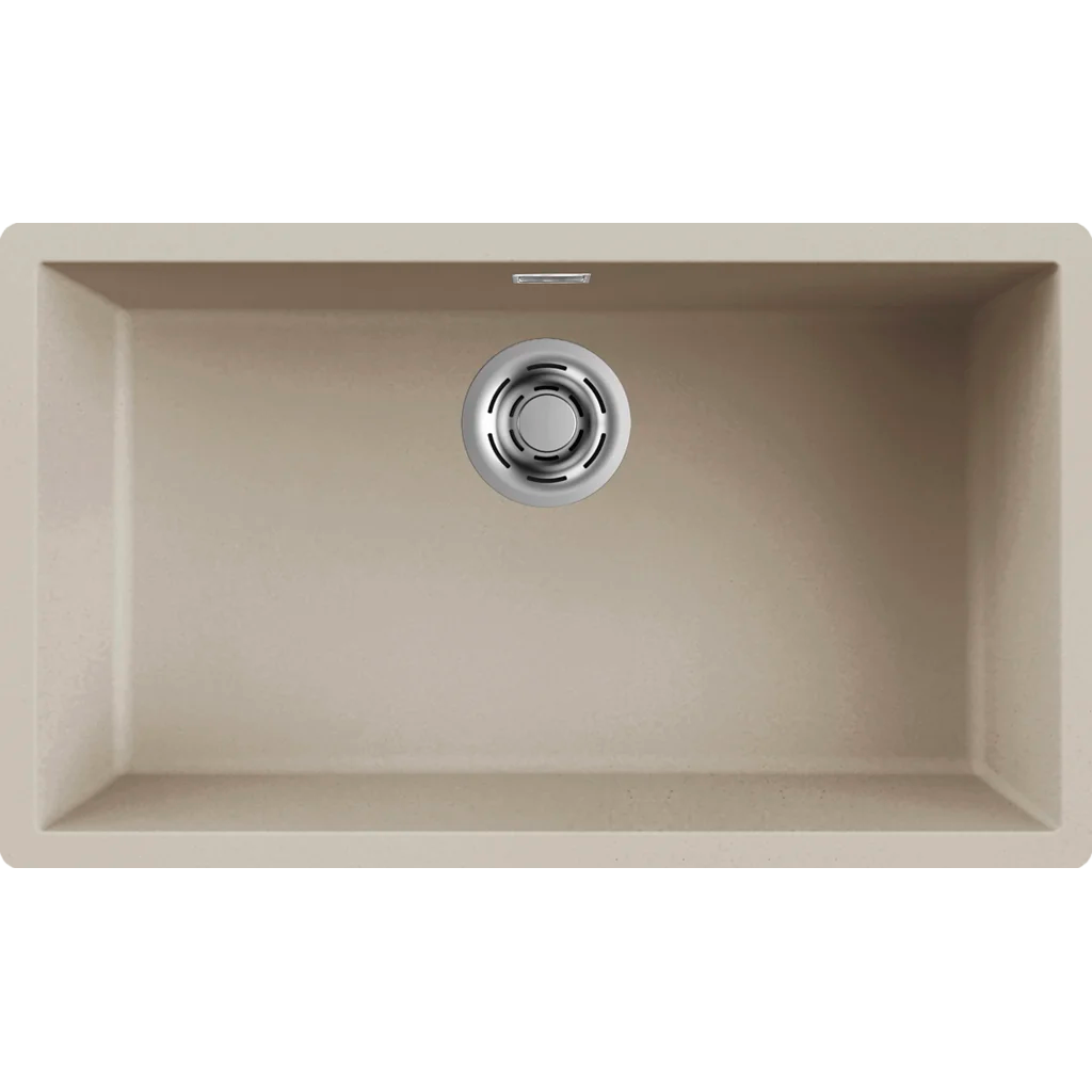 Granitinė plautuvė Elleci Zen 130, šampaninė K95 Granitinė plautuvė Elleci Zen 130, šampaninė K95