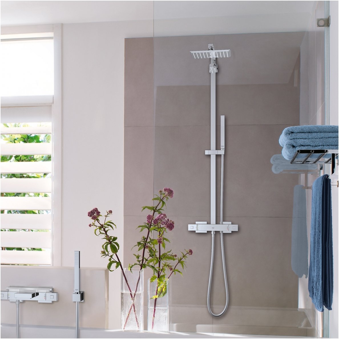 Grohe dušo komplektas su termostatiniu maišytuvu Euphoria Cube XXL System 230 26087000 1