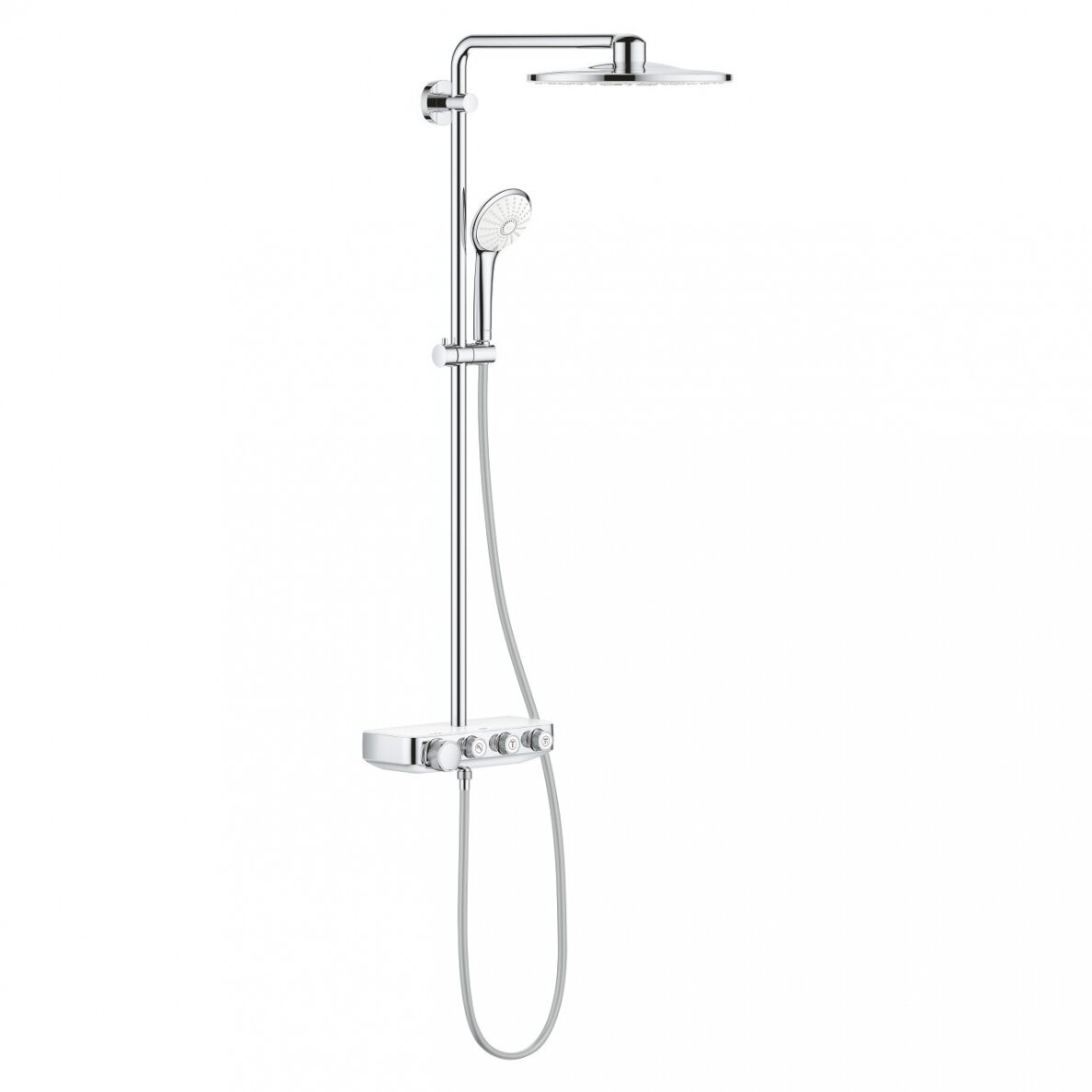 Grohe SmartControl Euphoria Duo 310 termostatinė dušo sistema, chromas/balta