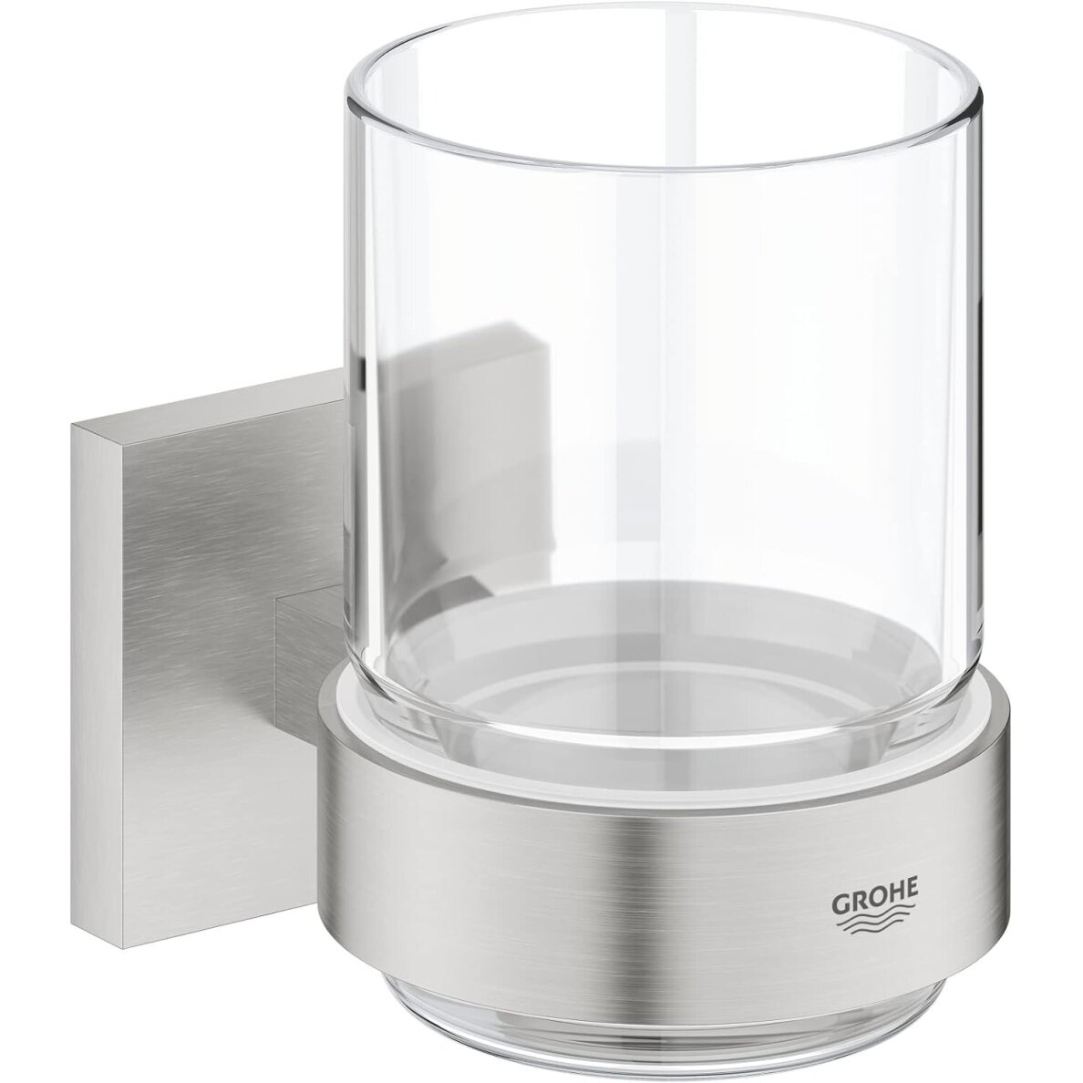 GROHE Start Cube QuickFix skaidri stiklinė su laikikliu