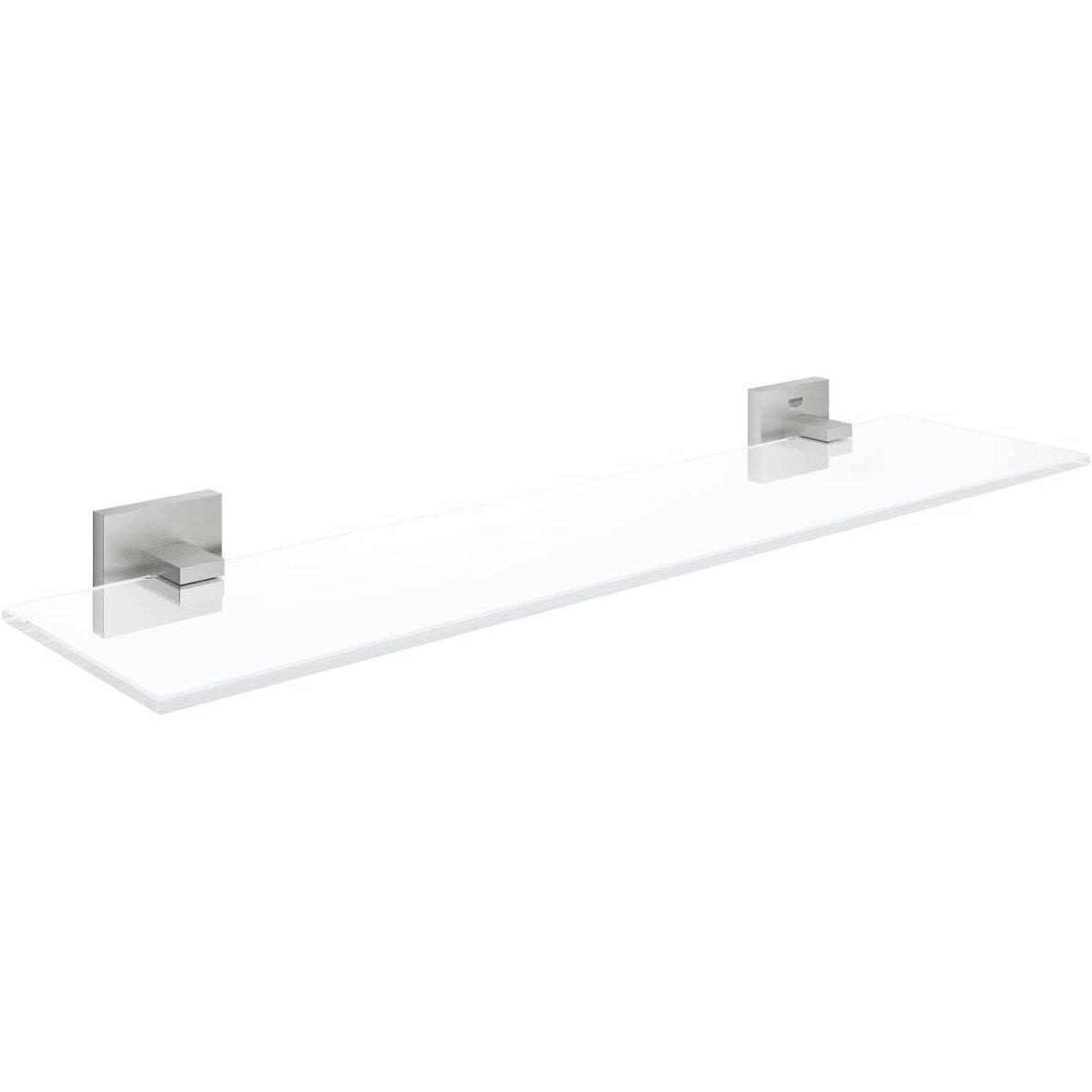 GROHE Start Cube QuickFix stiklo lentynėlė su laikikliais (530mm) GROHE Start Cube QuickFix stiklo lentynėlė su laikikliais (530mm)