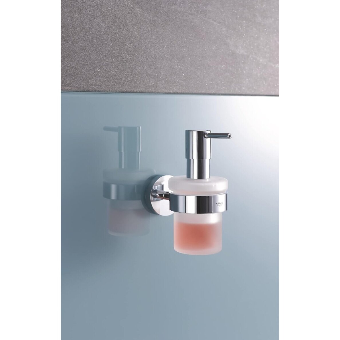 GROHE Start QuickFix muilo dispenseris su laikikliu 1 GROHE Start QuickFix muilo dispenseris su laikikliu 1