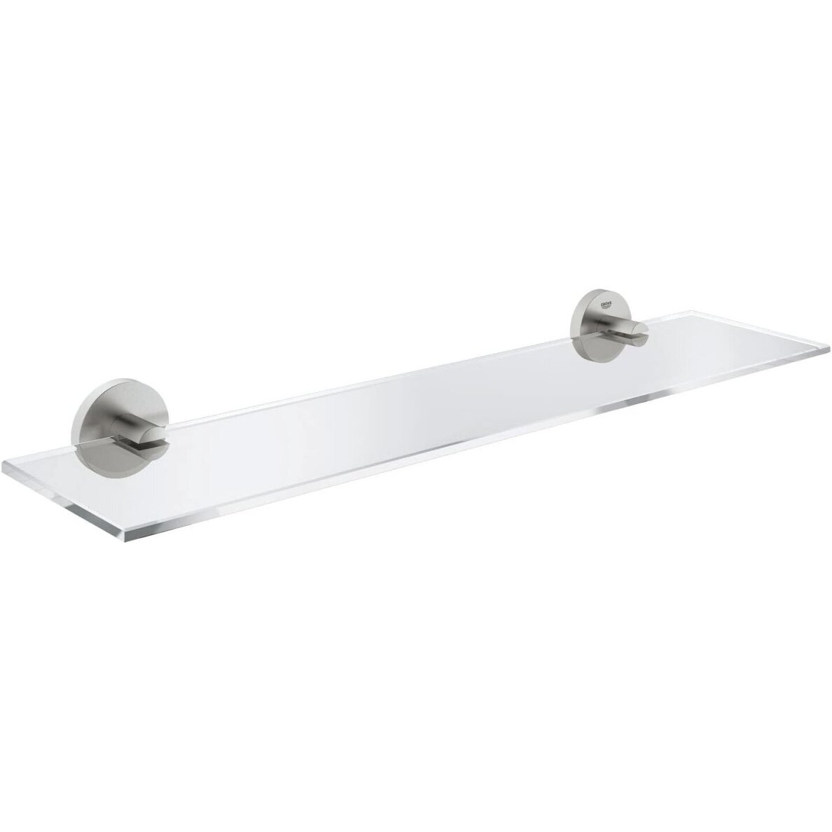 GROHE Start QuickFix stiklo lentynėlė su laikikliais (530mm) GROHE Start QuickFix stiklo lentynėlė su laikikliais (530mm)