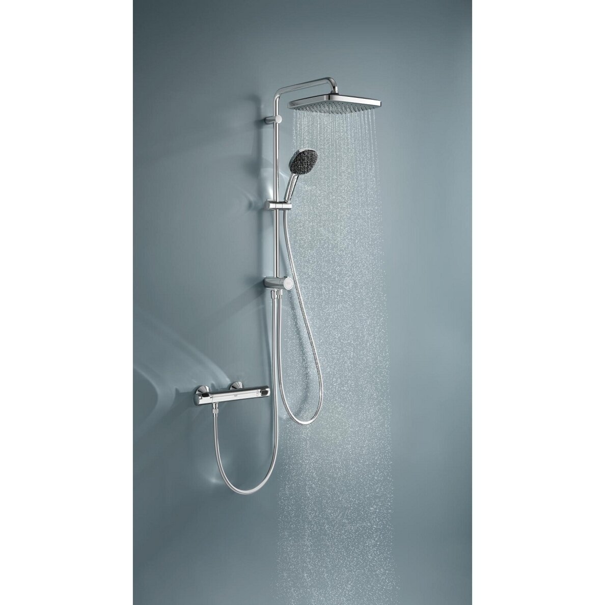 GROHE VITALIO COMFORT 250 dušo sistema, blizgus chromas 1 GROHE VITALIO COMFORT 250 dušo sistema, blizgus chromas 1