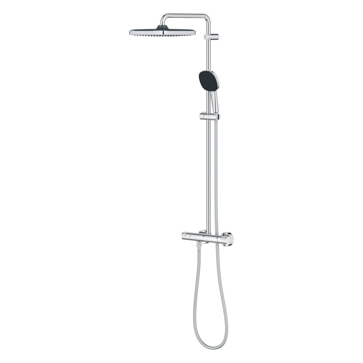 GROHE VITALIO COMFORT 250 termostatinė dušo sistema, blizgus chromas 6 GROHE VITALIO COMFORT 250 termostatinė dušo sistema, blizgus chromas 6