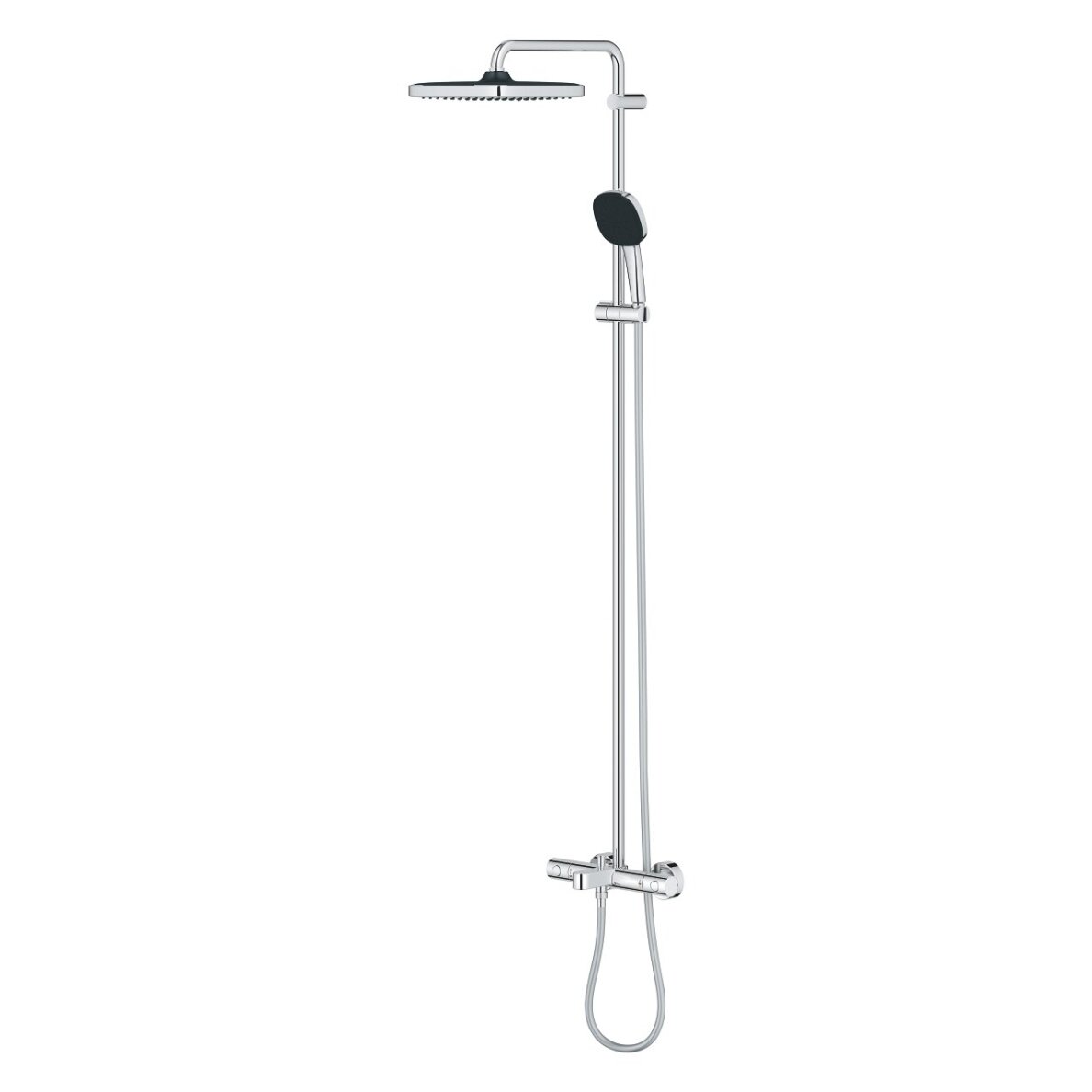 GROHE VITALIO COMFORT 250 termostatinė dušo sistema, blizgus chromas 6 GROHE VITALIO COMFORT 250 termostatinė dušo sistema, blizgus chromas 6