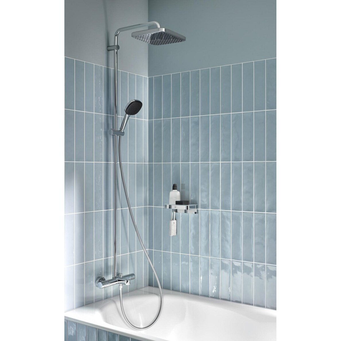 GROHE VITALIO COMFORT 250 termostatinė dušo sistema, blizgus chromas 1 GROHE VITALIO COMFORT 250 termostatinė dušo sistema, blizgus chromas 1