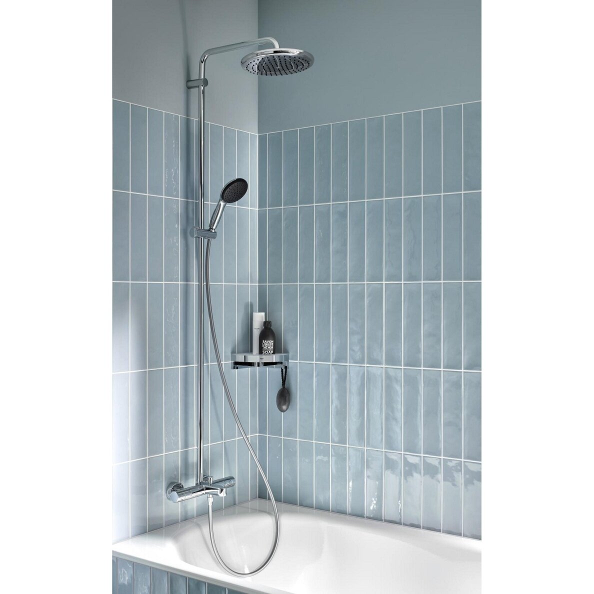 GROHE VITALIO START SYSTEM 250 termostatinė dušo sistema, blizgus chromas 1 GROHE VITALIO START SYSTEM 250 termostatinė dušo sistema, blizgus chromas 1