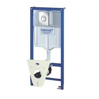 Grohe Rapid SL WC rėmas 3/6 ltr.; 1,13m (4 in 1) klavišas Nova Cosmopolitan, tvirtinimai, izoliacinė tarpinė 1 Grohe Rapid SL WC rėmas 3/6 ltr.; 1,13m (4 in 1) klavišas Nova Cosmopolitan, tvirtinimai, izoliacinė tarpinė 1