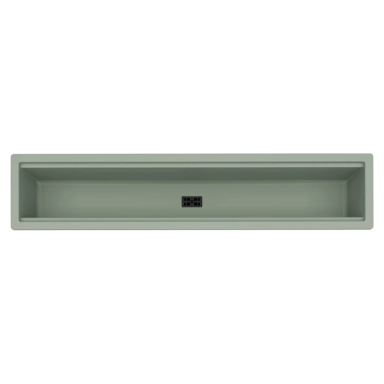 Granitinė plautuvė Elleci DIALOGO C86, 860x180x165mm, žalsva K82 , juodas ventilis Granitinė plautuvė Elleci DIALOGO C86, 860x180x165mm, žalsva K82 , juodas ventilis