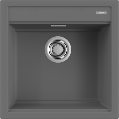 Granitinė plautuvė Elleci BEST 104 51x51cm pilka K99