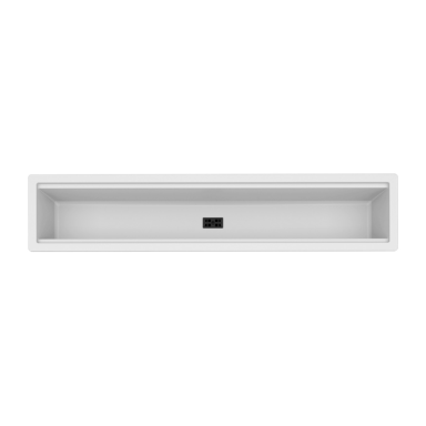 Granitinė plautuvė Elleci DIALOGO C86, 860x180x165, balta, K96, juodas ventilis Granitinė plautuvė Elleci DIALOGO C86, 860x180x165, balta, K96, juodas ventilis