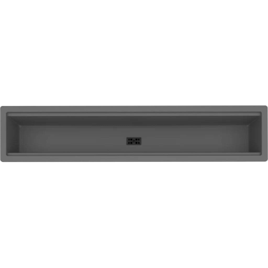 Granitinė plautuvė Elleci DIALOGO C86, 860x180x165, pilka, K99, juodas ventilis Granitinė plautuvė Elleci DIALOGO C86, 860x180x165, pilka, K99, juodas ventilis